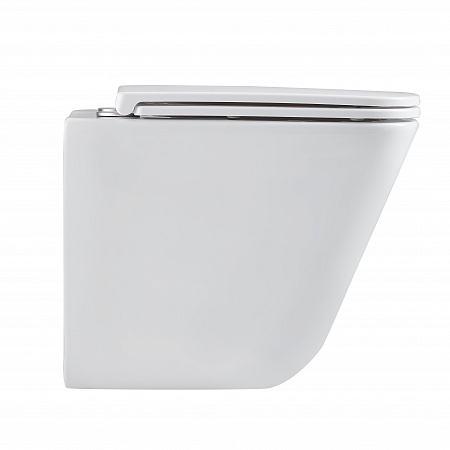Подвесной унитаз безободковый Terminus Ватикан Monolit 490х340 белый Владикавказ - фото 4